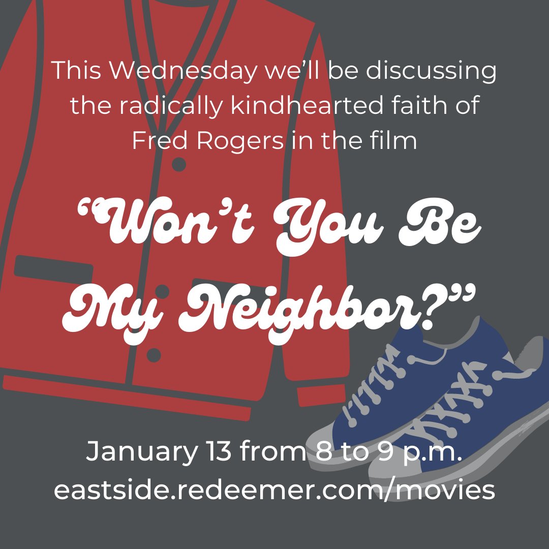 What difference does a little kindness make in the midst of a global pandemic, political turmoil, and racial violence? Consider with us the radical nature of kindness and neighborly love as we look at Mister Rogers in this beautiful documentary. 

eastside.redeemer.com/movies