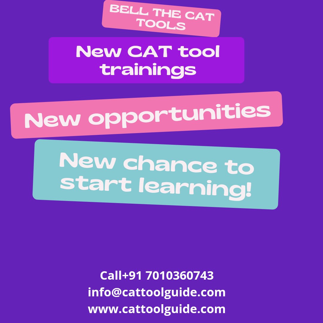 cattoolguide's tweet image. Learn SDL Trados Studio and other CAT tools online. We are offering best services to you!
#cattoolguide #cattools #sdltrados #freelance #tradoscourse