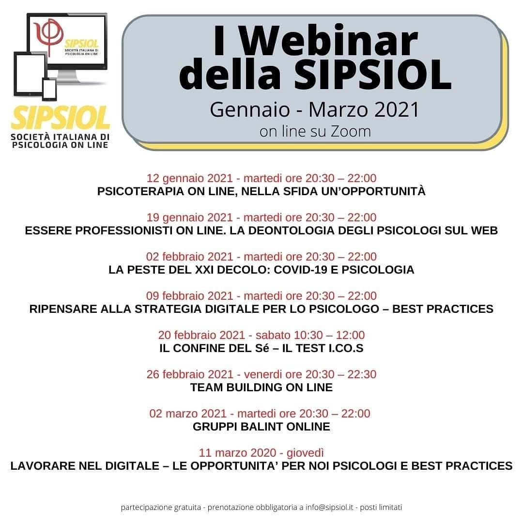 Società Italiana di Psicologia On Line - SIPSIOL (@sipsiol) on Twitter photo 