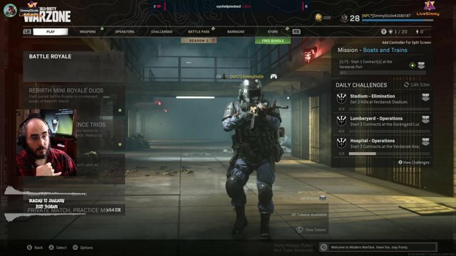 PotholeUplands's tweet photo. My main man @LiveSimmy is live on Twitch! Go check him out!
Call of Duty: Warzone - https://t.co/7A0cmtKlaX
Circa: January 10, 2021 at 08:52AM
#RTForGoodLuck #RtMe #Twitch #Hashtags #UplandsPotholeFTW https://t.co/09fxW28trX