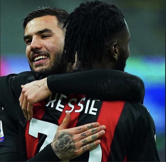 TheoHernandez's tweet photo. ❤️ #FrankKessie 🕺🏻 https://t.co/XBXhQrzNXM