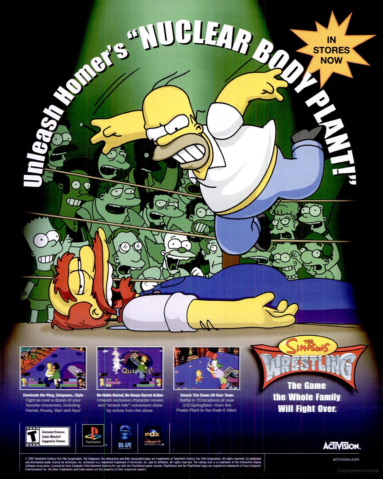 The simpsons best sale ps1