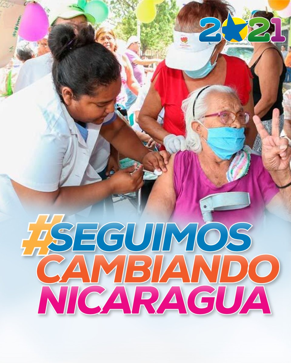 A 14 Años de dirección del Gobierno de Nicaragua, bajo el liderazgo del Comandante Daniel Ortega; este pueblo es el verdadero protagonista de tanta lucha, tanta Patria y tanta Revolución.#SeguimosCambiandoNicaragua #SaludEnFamiliaYComunidad