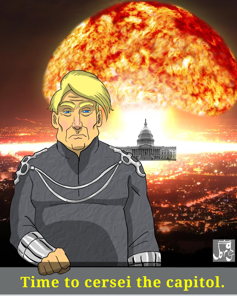ijorge70's tweet photo. Get him out,before it's  too late.
#Trump #GameOfThrones #TrumpCoupAttempt #TrumpMeltdown #TrumpIsACompleteFailure https://t.co/m3lcTalakz