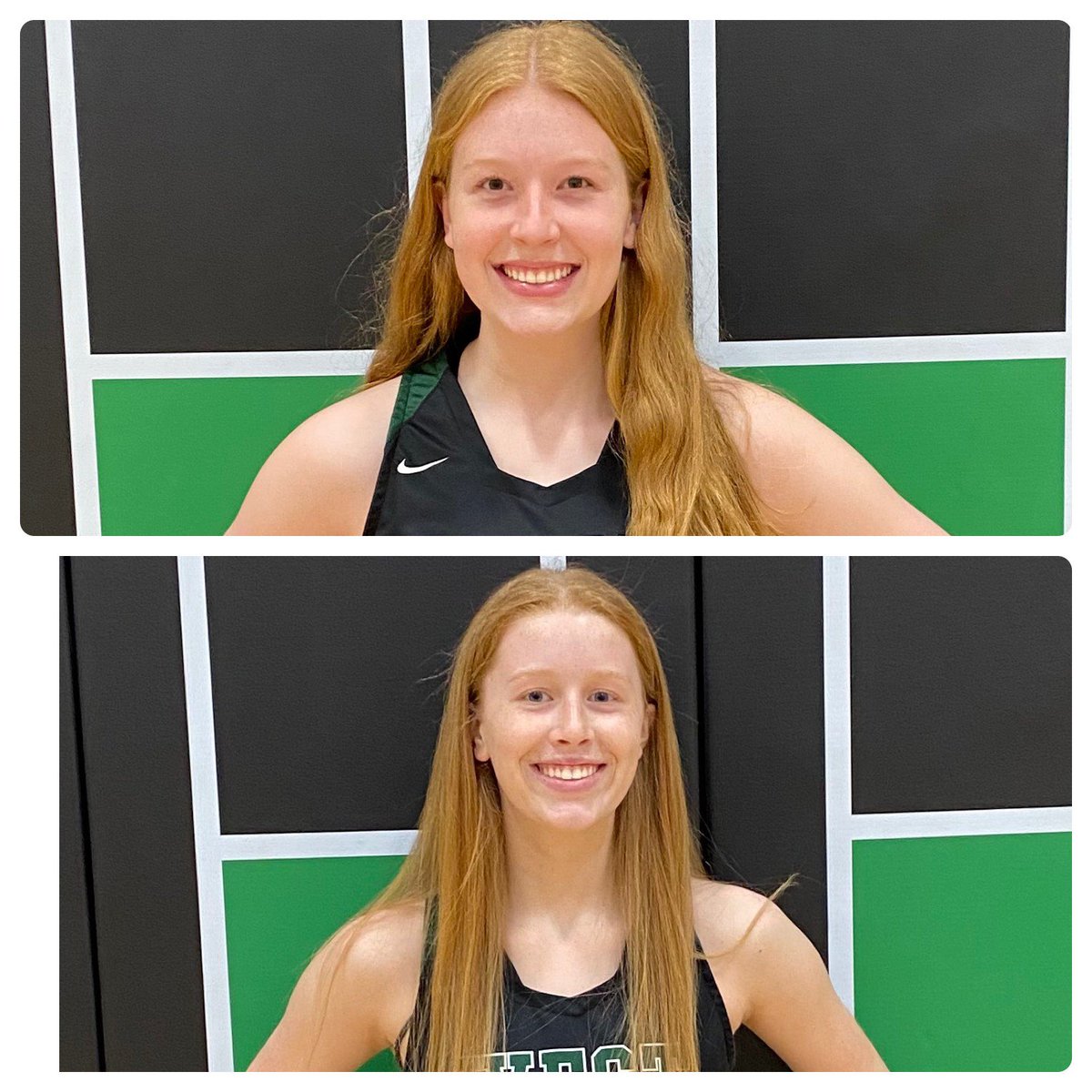 Sisters Grace and Libby Hoffman combined for SEVEN 3 pointers in our win yesterday at Omaha North. Libby had 5 and Grace 2. #sisterpower #wildcatpower
