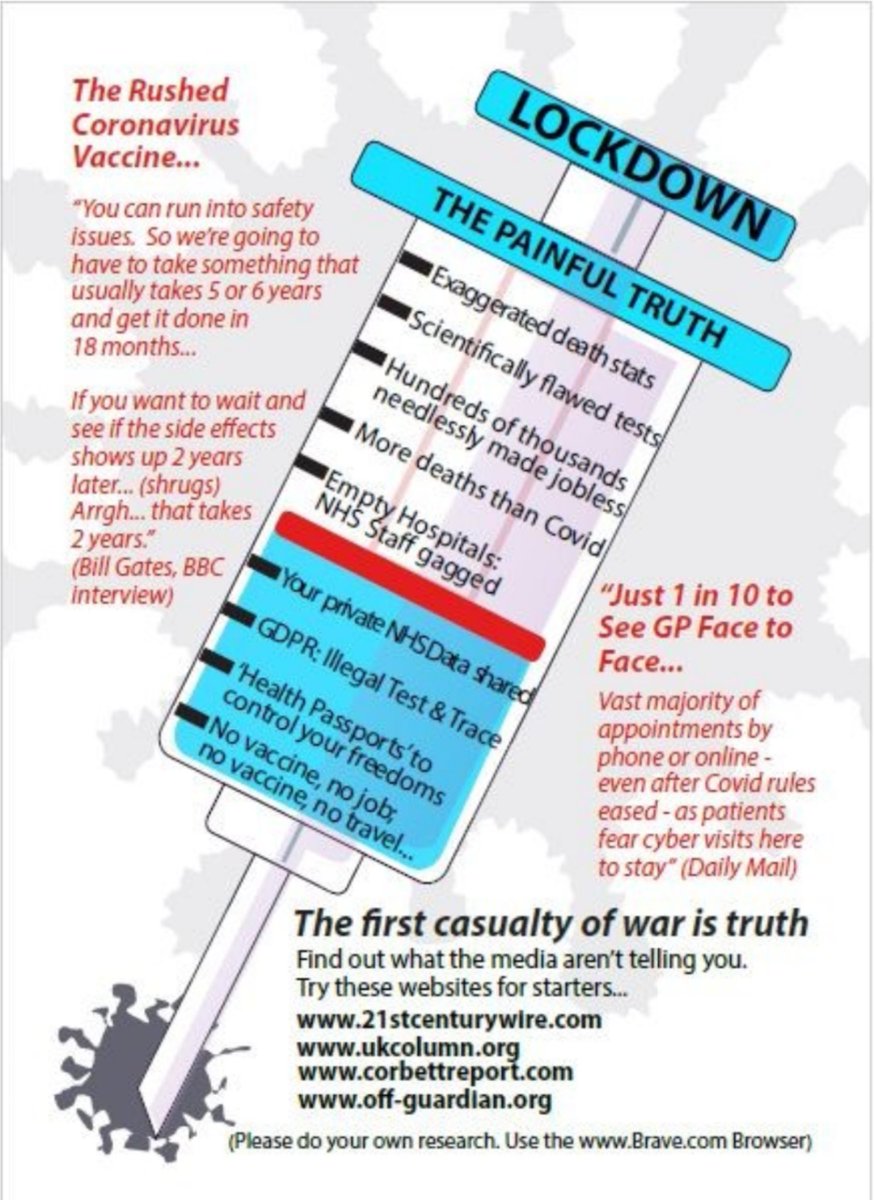 If you look at their site now, it's plain they have a lot more money to make resources and are trying to be less blatant & more cryptic with their misinformation, but here are some antivaccine / Covid denial / anti-lockdown KBF flyers from summer last year https://web.archive.org/web/20201001221827/https://www.keepbritainfree.com/forum/activism/here-s-a-flyer-people-can-use