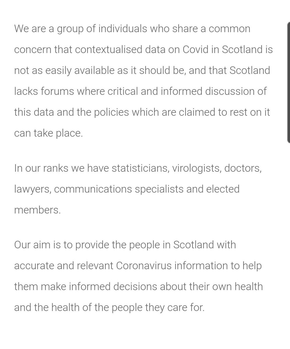 I think we've got a new "Covid-related" group worth keeping an eye on (and not in a good way) -  @Inform_ScotlandHere's the 'About Us' page of their website which, predictably, tells us nothing about them. Can't imagine why that might be.