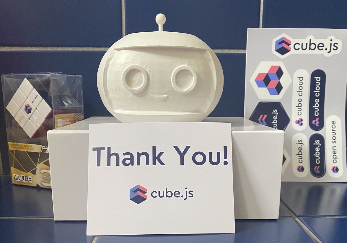 p_futureboy's tweet image. &quot;There are only two hard things in Computer Science: cache invalidation and naming things.&quot; -- Phil Karlton
...and I&apos;d add, @thecubejs solves one of them ;)

Thank you so much for the #swag! 
We are super grateful to have #cubejs #cubedev @ Arthur Intelligence!