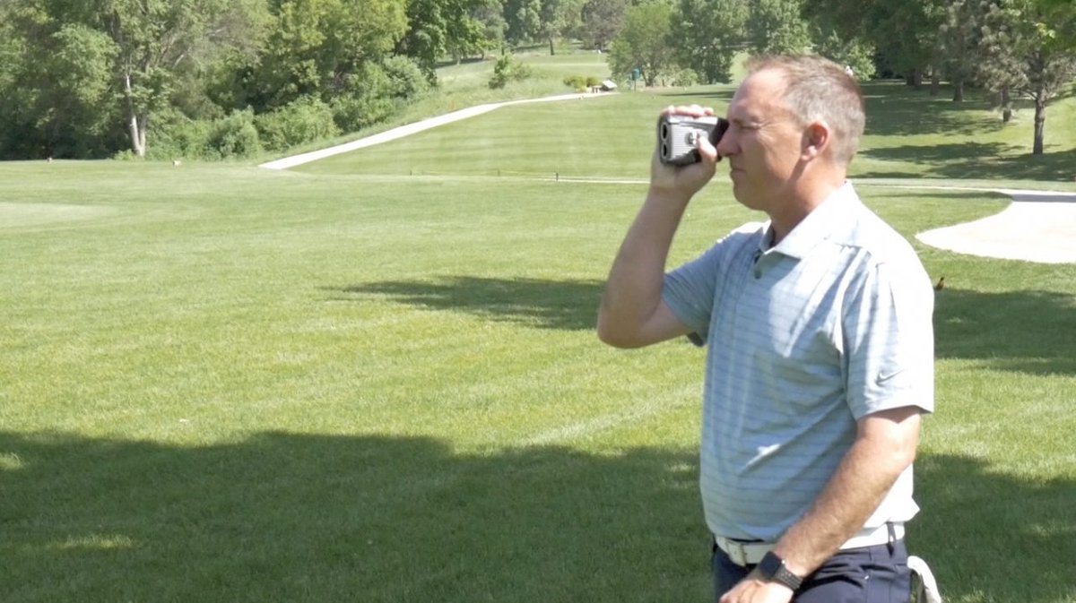 Same 15 handicapper: "Well, it's 241 from here to the pin, but what is it to cover the front bunker. Hmmm. Let's see..." Me: "Asshole, The 'cover' is everything you've got. Every morsel of energy and skill in your body. And that, sadly, isn't enough. Hit the ball, please."