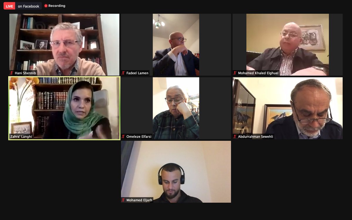 ayatmneina's tweet photo. Currently tuning into webinar on empowering #local_governance in #Libya: A true #power_sharing
Co-organized by LEFPD EDP, @LWPP_Org @NCUSCR @alwasatengnews
Speakers: @Fadellamen, Khaled Ghwel, @hanishennib, @Eljarh Moderated by: @zlanghi
Join live on FB: https://t.co/8OBartgv4F https://t.co/f6BVjT7xbN