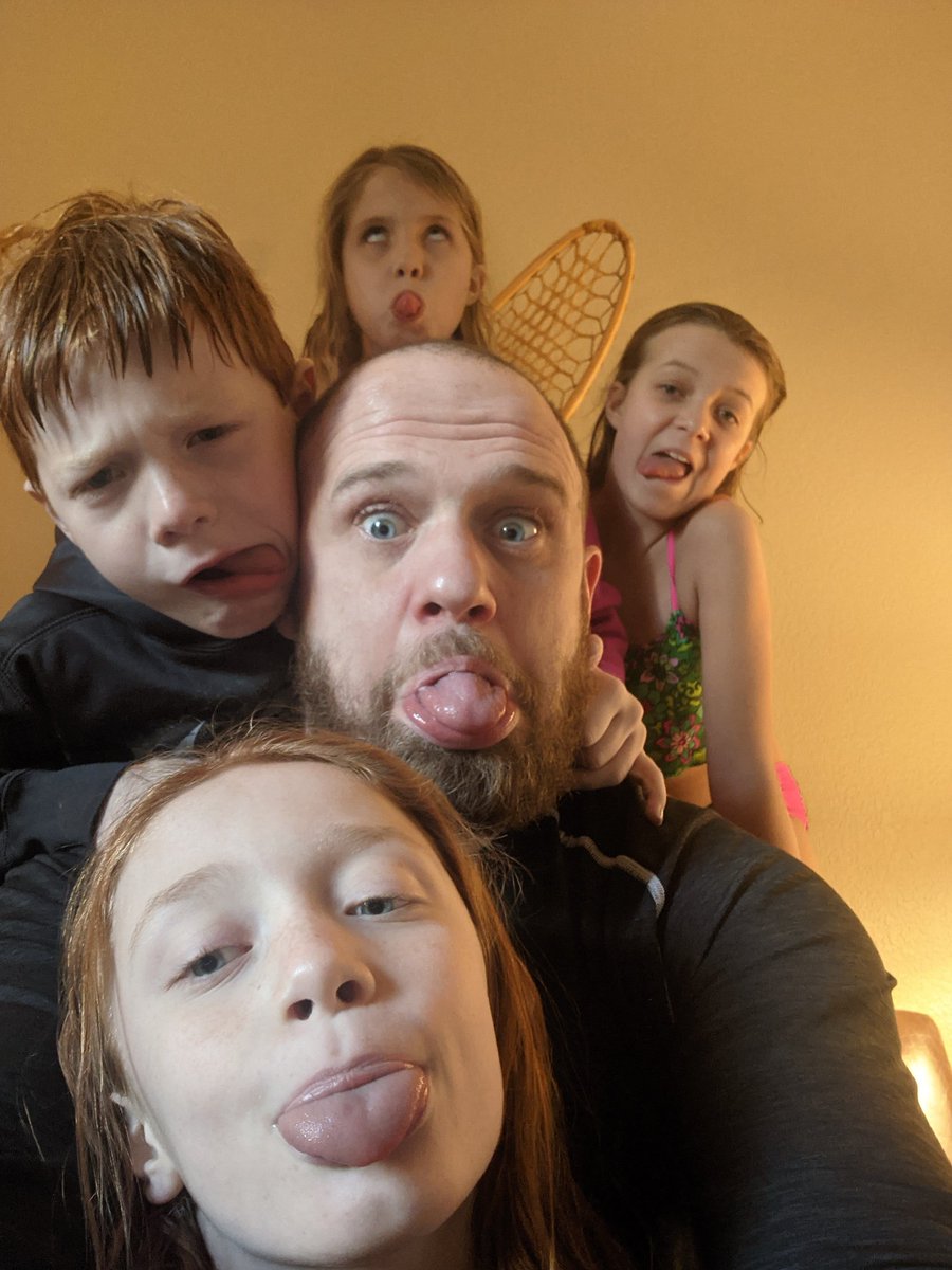 RyanLMack1's tweet image. Since there is so much nastiness on twitter right now I thought a pic of me and my goon squad at @GreatWolfLodge would cheer everyone up!  #dadlife