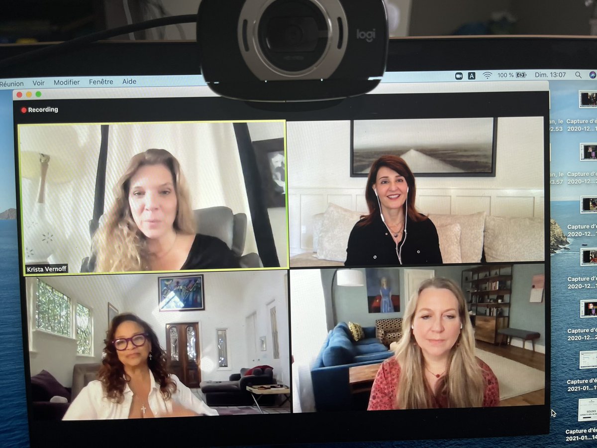 NiaVardalosFans's tweet photo. Fantastic webinar with an awesome group of talented people. Informative, fun and therapeutic. THANK YOU!
.
#committocreativity2021 #kristavernoff #niavardalos #debbieallen #cherylstrayed https://t.co/gLYxdAhwCR