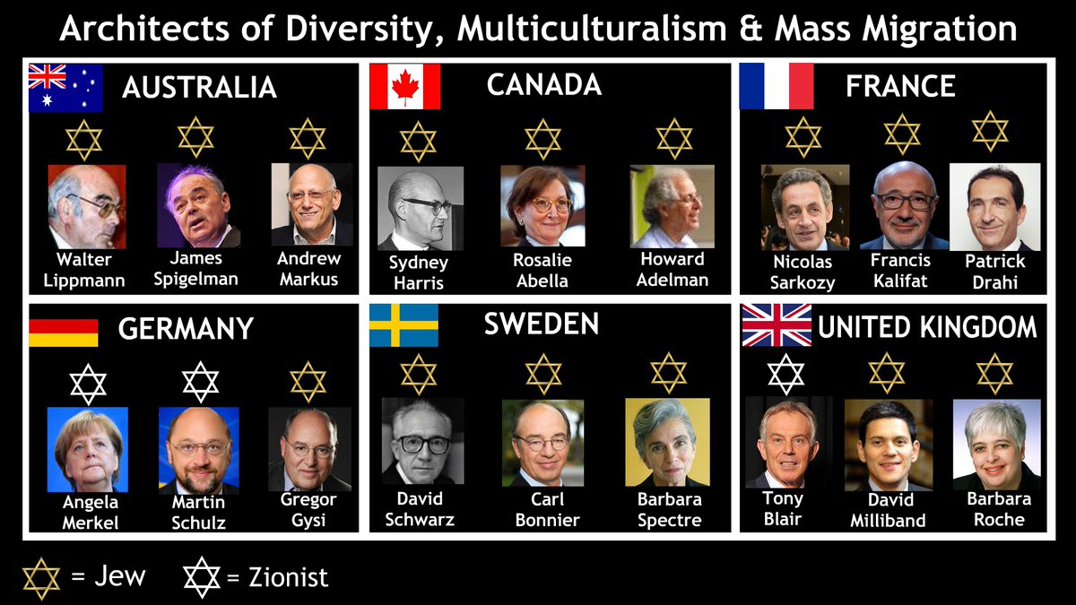 Who is pushing for Mass Migration/Diversity/MulticuIturaIism to replace Europeans in their own nations & homelands?