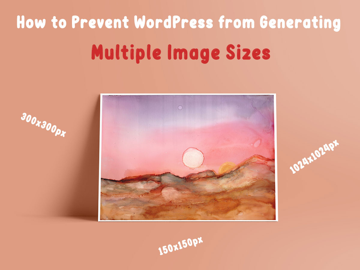 wpdaddythemes's tweet photo. How to Prevent WordPress from Generating Multiple Image Sizes https://t.co/T7iFLCjUEN #wordpresstut #imagesizes #imagedimensions #medialibrarywp https://t.co/SAybY3WqtK