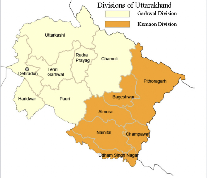 A quick recap of where Kumaon lies.It is one of the two historical divisions of the Uttarakhand region...Garhwal to the west. And Kumaon to the eastAnd Mt Kailash/Manasarover lie just outside the Pithorgarh district border in China