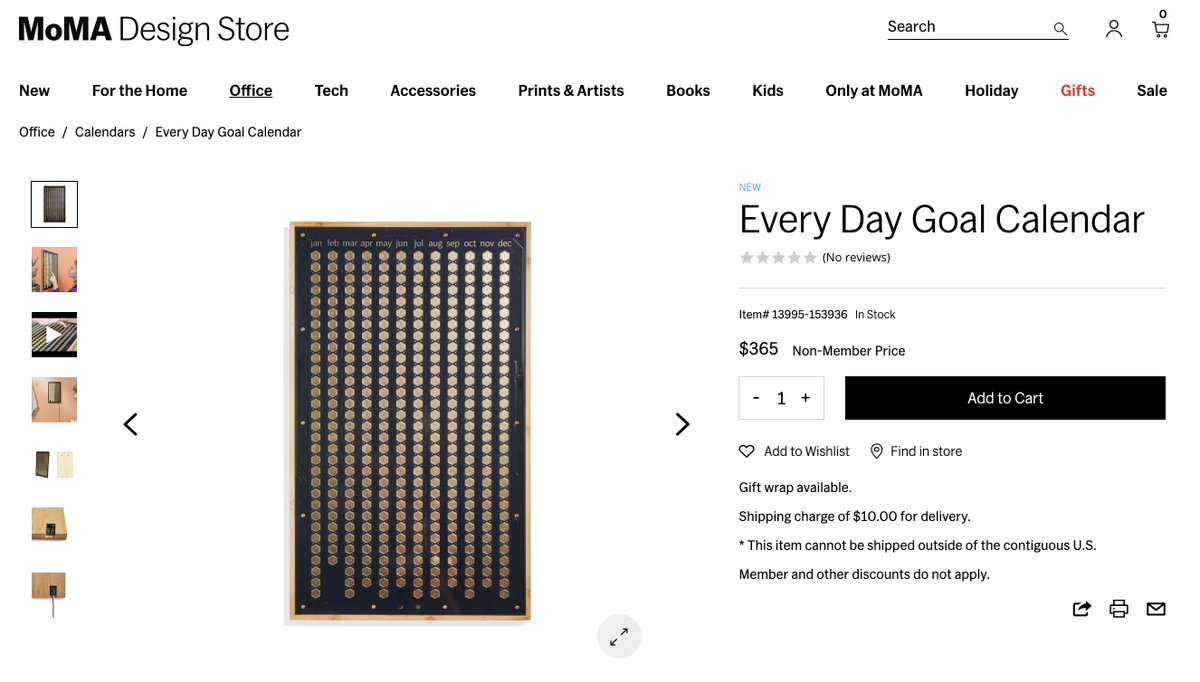 SimoneGiertz's tweet photo. I know there's a lot going on right now, but I just found out that a thing I made is being sold on @MuseumModernArt and no matter how many screenshots I take I still can't really believe it. https://t.co/fgU5zq5cpd