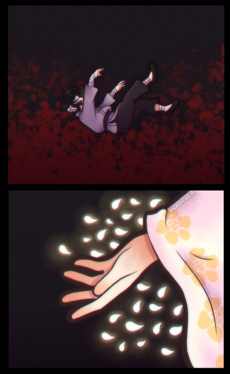 LeuiceC's tweet photo. My humble version of this beautiful scene💞 ;v;

#TGCFdonghua #Tgcf #Hualian #HOB #HeavenOfficialsBlessing https://t.co/lm0k5wThJZ