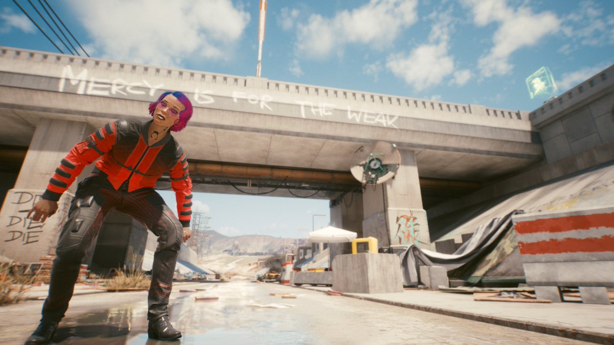 carefish's tweet photo. V's got no mercy for weak gonks! #Cyberpunk2077 Portrait #Shutterpunk2077 https://t.co/Kl3XJkMNJ6