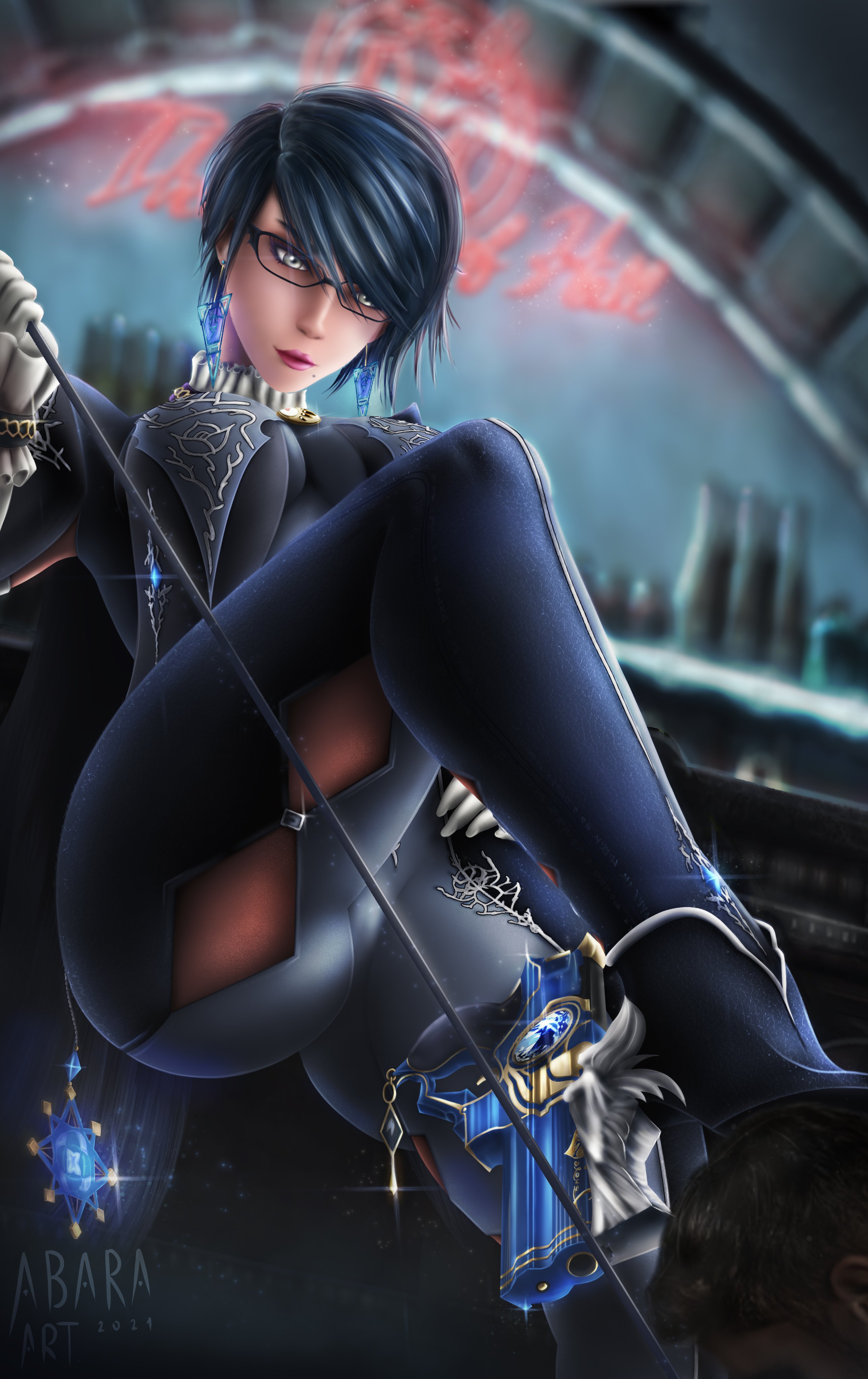 Bayonetta fan art deals