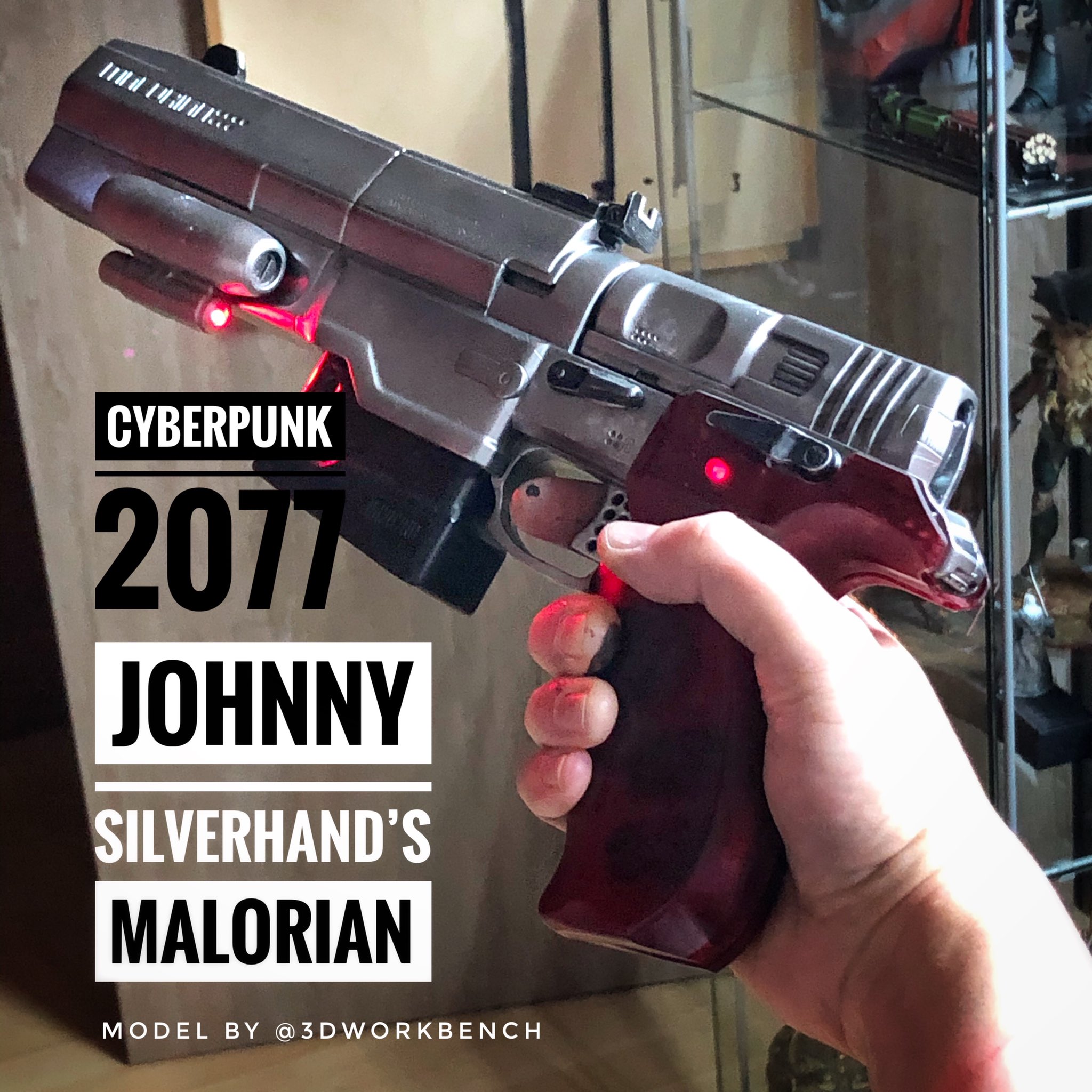 GRΛFIT  on X: &ldquo;Johnny Silverhand&rsquo;s Malorian handgun from 
