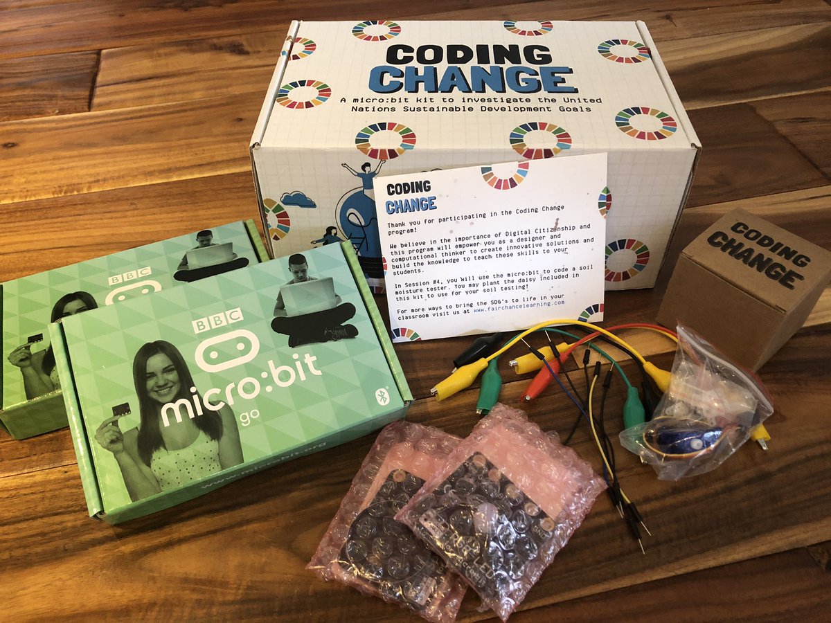carnelosclass's tweet image. Look what just arrived!! Can’t wait to start coding!!! Thank you @FCLEdu for this amazing opportunity! #codingchange #UNsustainabilitygoals #digitalcitizen #microbit