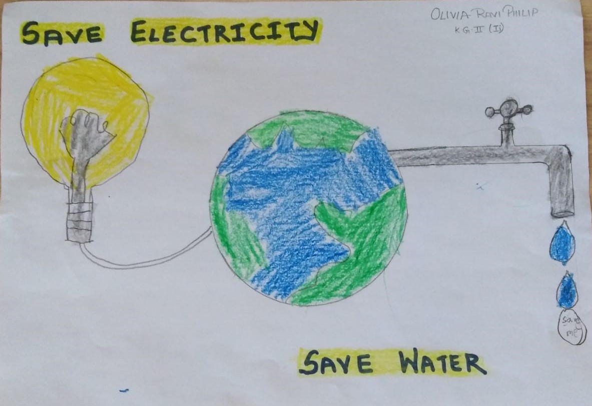 sajitha_ranjith's tweet photo. Poster made by Olivia - KG2 Ii on saving water and electricity @Zahra9992 @Lorrain89581143 @Latha111Latha @ashex16 @gowrisiva23 @yamunanaiir #ConservationAward https://t.co/4wlTO8LhV6