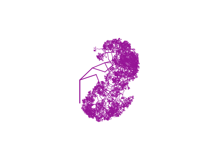 _gr8pretender's tweet photo. #genuary2021 #genuary Day 10
Prompt: Trees. 
Used Processing this time. https://t.co/dHVCoIi5oT