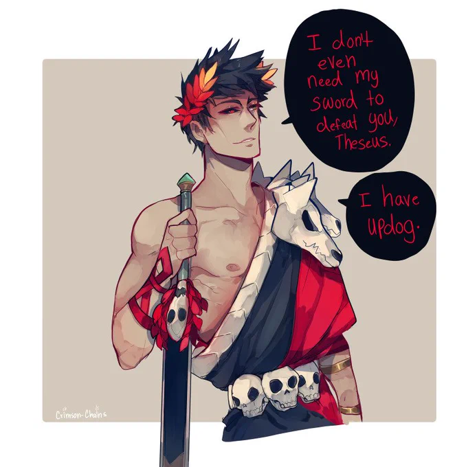 Some sass from Zag XD

Get rekt theseus!

#HadesGame #hadesgamefanart 