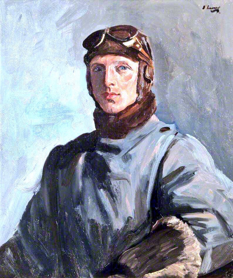 He married Hazel Martyn in 1909 - she would become his muse & later the symbol of Ireland. Pulham St Mary’s (1918), The American Battle Squadron (1918), Dover Harbour (1918)& Sir John Alcock (1919)