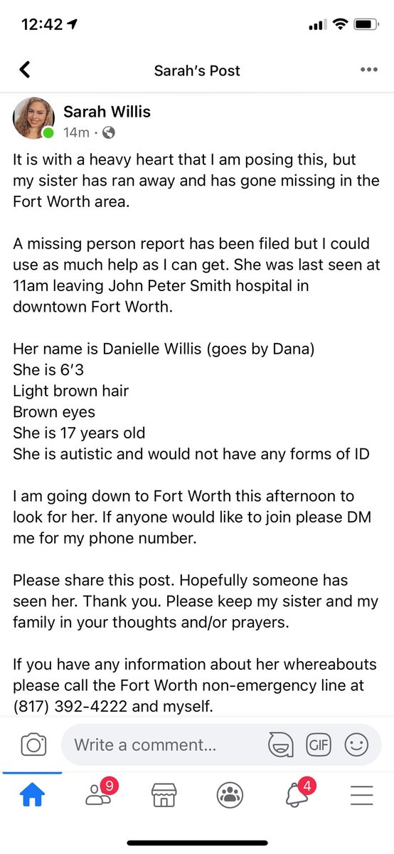 drofdefense's tweet image. Please Help!! A family friend is missing!!