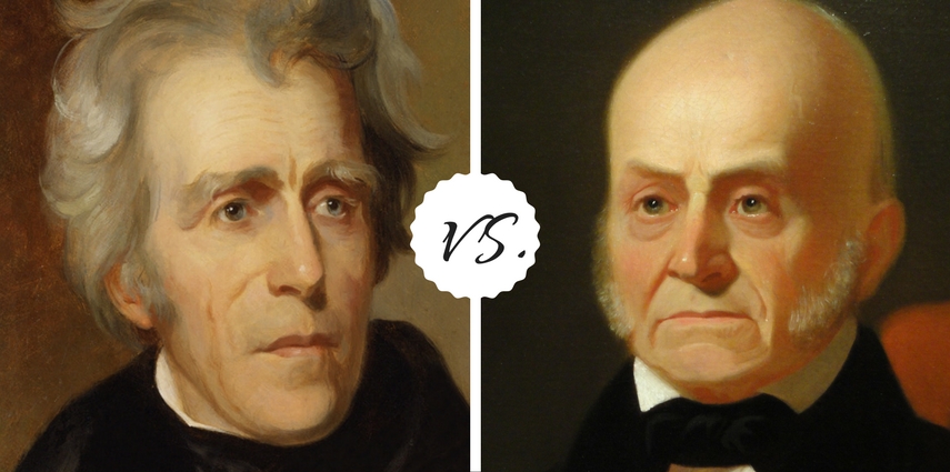 "Van Buren welcomed Harrison to the White House, & before the inauguration entertained him there as a guest, with the easy and dignified courtesy so nature to him, & in marked contrast to the absence of social amenities on either side at the great chance twelve years before." /9