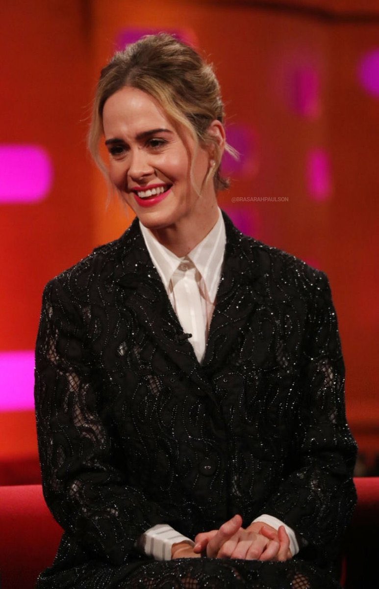 Pedro pascal and Sarah Paulson in matching suits ~ a thread;