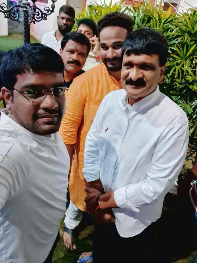 advokranthiK's tweet photo. Birthday Celebrations of @MynampallyTRS Anna in Vijayawada last night.
Happy Birthday Anna 🎂
Long Live Anna . https://t.co/2S9SvdcAOF