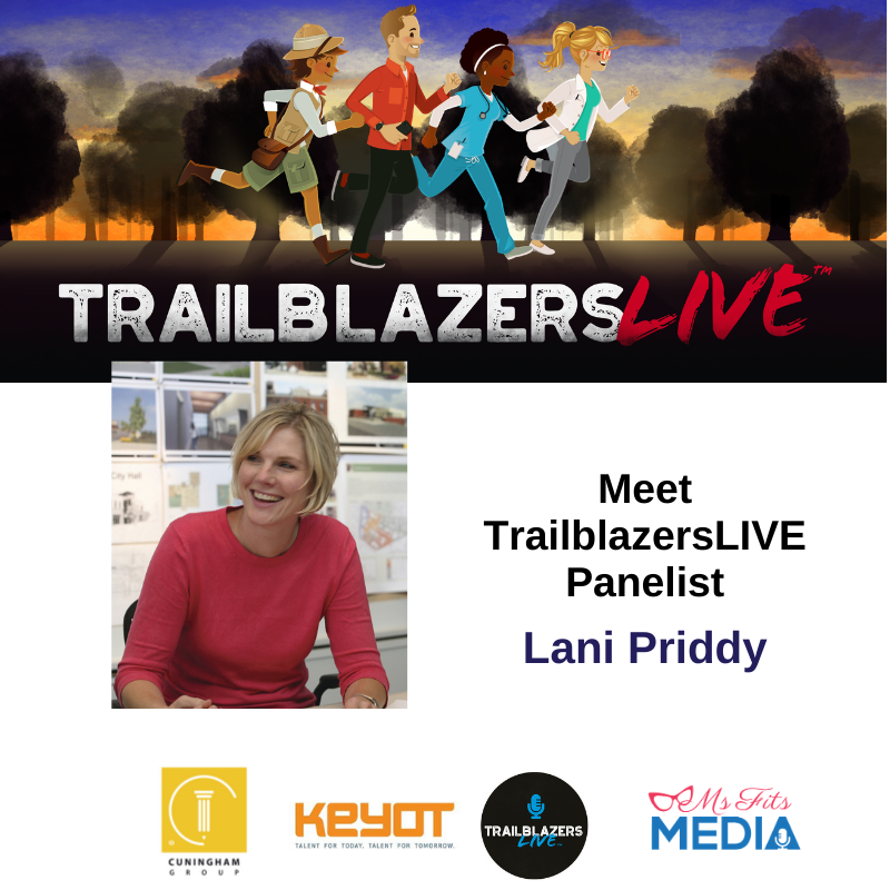 MWM_MN's tweet photo. Meet Lani Priddy and the other panelists at the upcoming TrailblazersLIVE #womeninarchitecture Panel event on Thurs., January 14, at 2:45 p.m. CST hosted by @CuninghamGroup, @Keyot and @msfitsmedia. We will LIVEstream the event on YouTube and Facebook! #womeninSTEM #architecture https://t.co/QnP79oZI1T