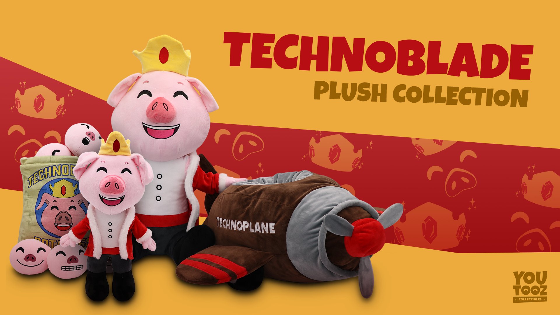 The Technoblade plush I won on Twitter finally arrived today 🙌 : r/Youtooz