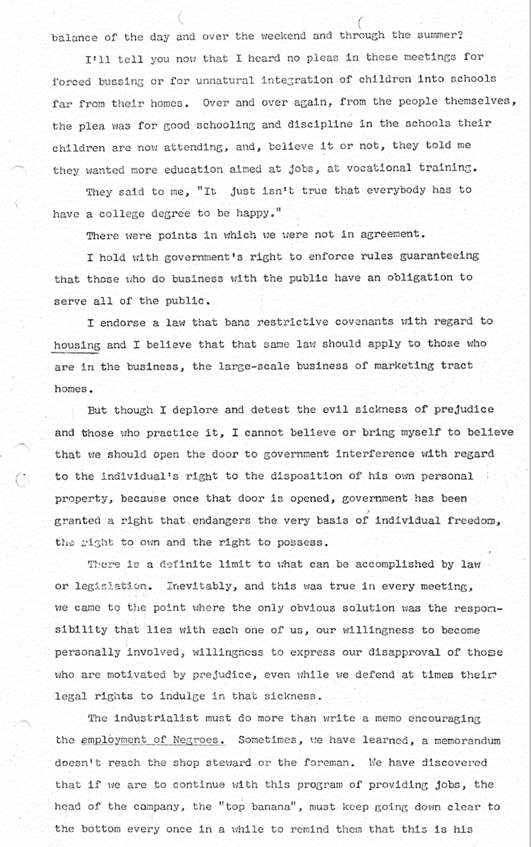(Citation: Ronald Reagan Presidential LibraryDigital Library Collection, sReagan, Ronald: Gubernatorial Papers, 1966-74: Press Unit, Folder Title: Speeches – Governor Ronald.)