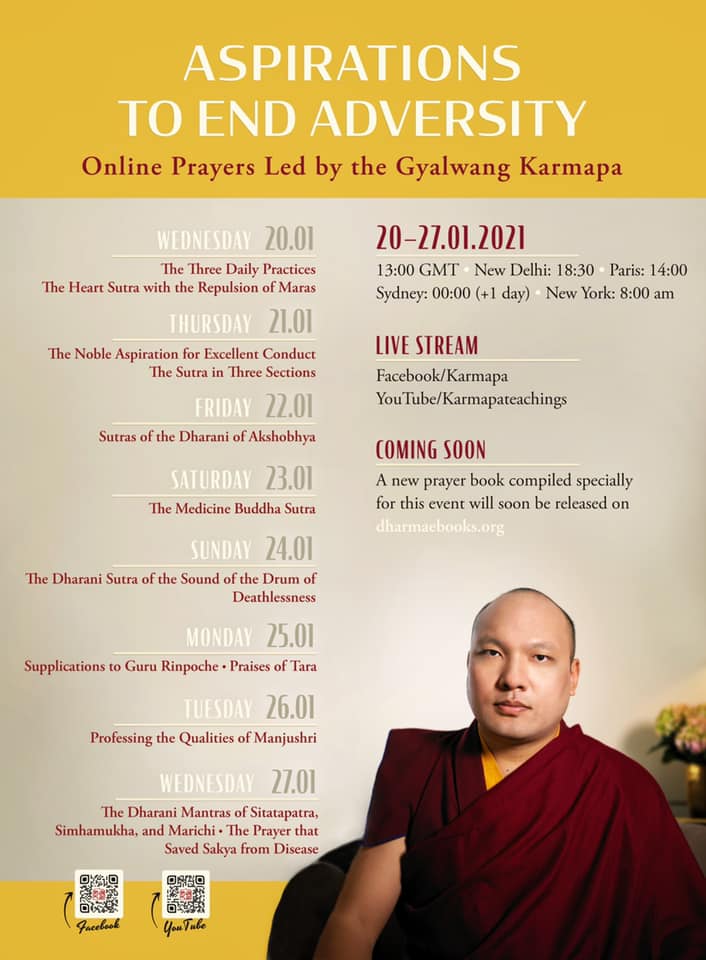 KarmapaEU's tweet photo. Kagyu Monlam 2021 online - https://t.co/b1ONSSYkP6 https://t.co/gkaQT65A7f