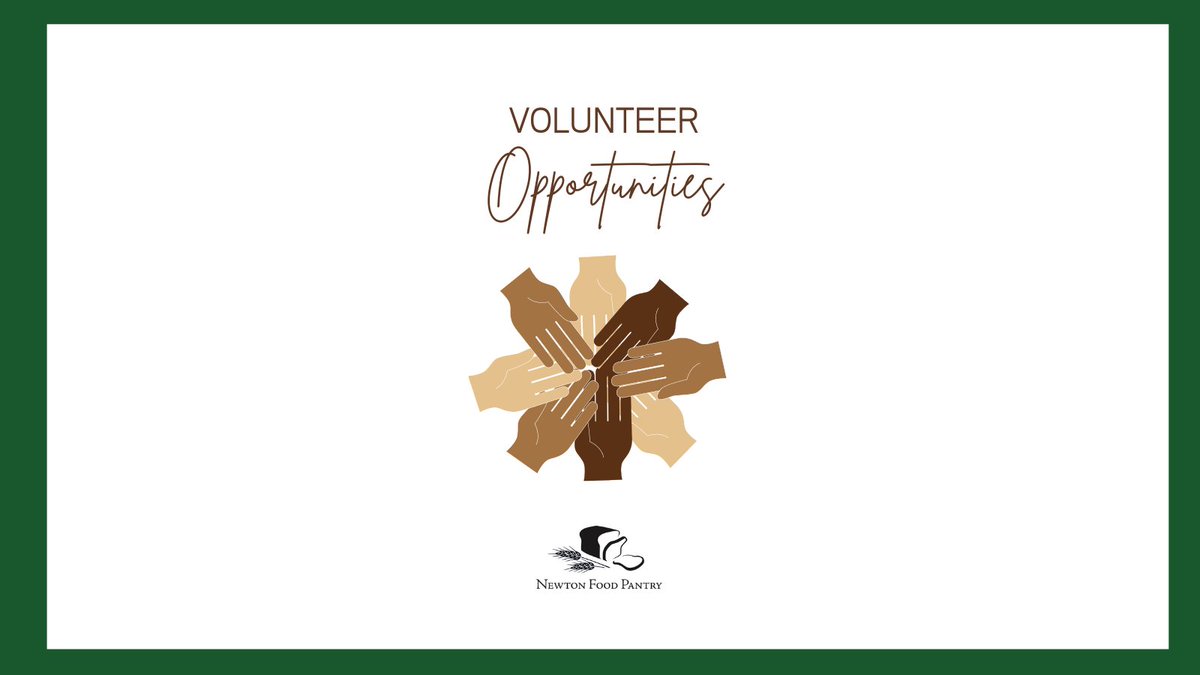 The #NewtonFoodPantry is currently looking for new #volunteers with linguistic skills, #BIPOC volunteers, and volunteers from diverse backgrounds. Please click on link for more details: newtonfoodpantry.org/news-and-event… #foodpantry #volunteeringopportunities