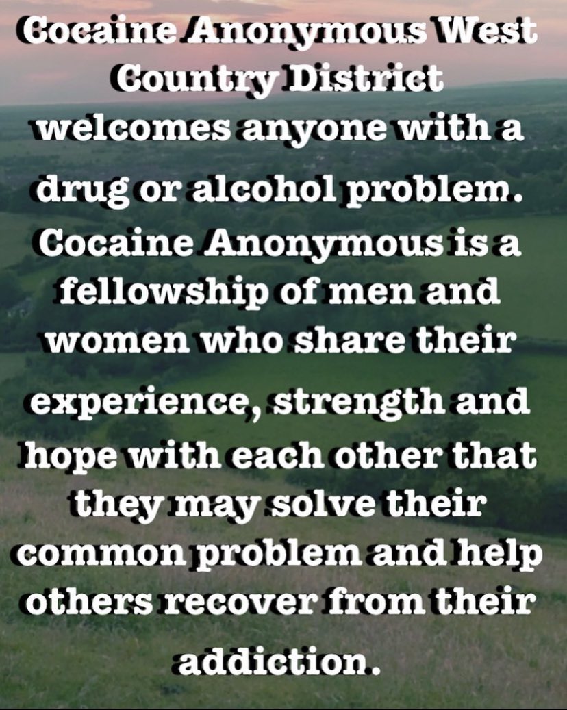 cawestcountry's tweet image. #cocaineanonymous #twelvestep #recovery #sober #fellowship #wecanrecover #bigbook