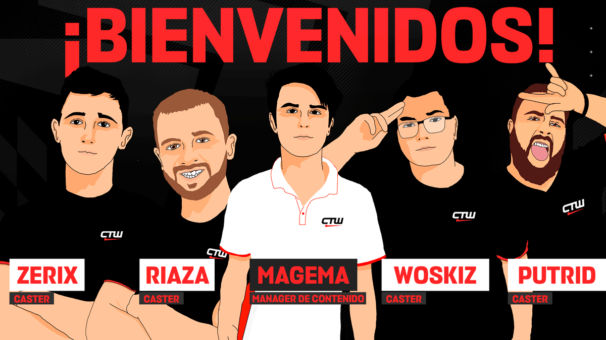 ChallToWin's tweet photo. Cada partido de #ChallToWinLeague se vivirá con intensidad y emoción

Y para ello necesitamos a los mejores detrás de cada jugada 🎮

¡Os presentamos a los chicos que os harán vibrar con cada jornada!

💼| @MAGEMA03
🎙️| @ZeRiX_22
🎙️| @AlvaroRiaza
🎙️| @woskiz__
🎙️| @YungPutrid https://t.co/uguiEes6bB