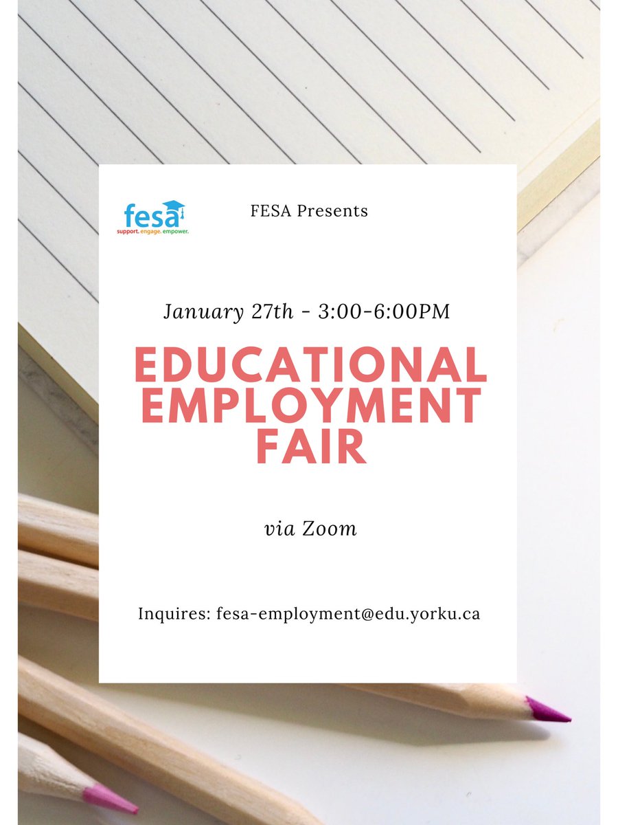 FESAYork's tweet photo. A message for our upcoming event! https://t.co/crqPoNjM8y