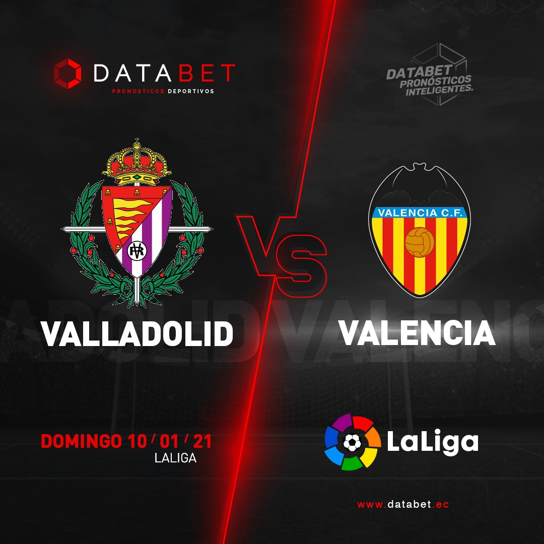 DatabetOficial's tweet photo. Hoy Real Valladolid y Valencia se enfrentan en el José Zorrilla de Valladolid, por la jornada 18 de LaLiga.
¿Cual es tu pronóstico para este encuentro?
#databet #LaLiga #RealValladolid #Valencia https://t.co/plmTlyY687