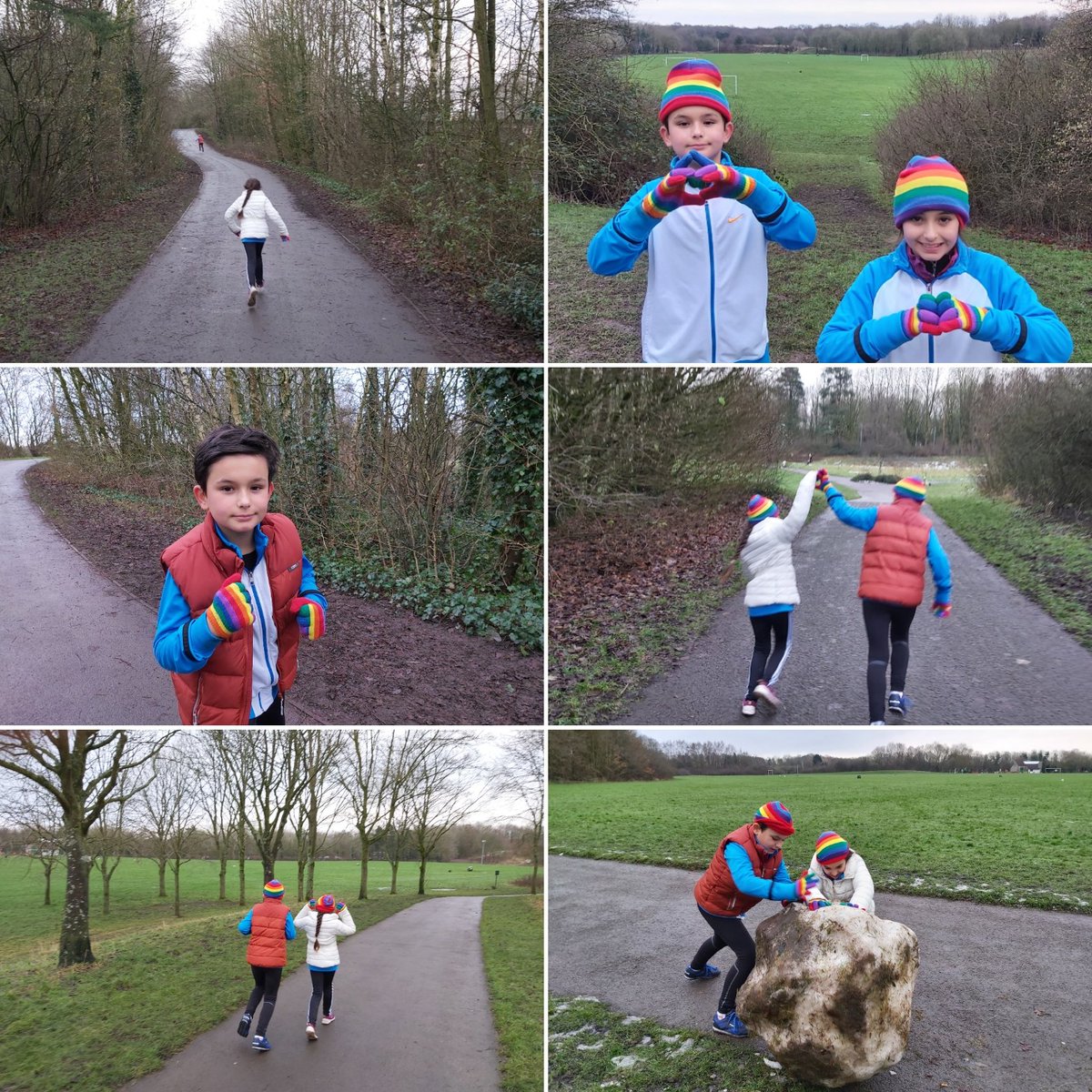 Ruben &amp; Elena 👨🏾‍⚕️👩🏾‍⚕️ completed another We 💙❤🧡💛💚💜 #NHSThankYouMile 🙏🌈💙 #NHS1000miles with a 5km Run in support of the <a href="/Bham_Childrens/">Bham Children's Hosp 💙</a> Charity Virtual Run Event! Hope you all like the 🌈 Beanie hats and gloves 🤩🤩 <a href="/KathEvans2/">🌟 Kath Evans RGN RSCN 💙💛</a> <a href="/BillyRayMansell/">Billy Ray Mansell 🦋💙</a> <a href="/NhsWave/">𝗡𝗛𝗦𝗪𝗮𝘃𝗲</a> <a href="/OliviaJamesOT/">Olivia James 💚</a> 🙏🌈💙