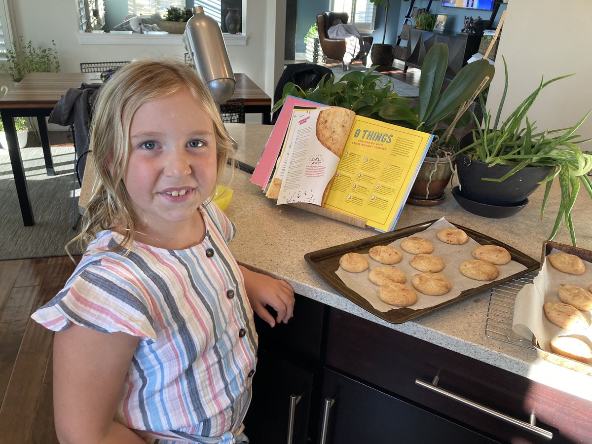 Hey <a href="/duffgoldman/">Duff Goldman</a>  Remy did a great job on her confetti snickerdoodles.