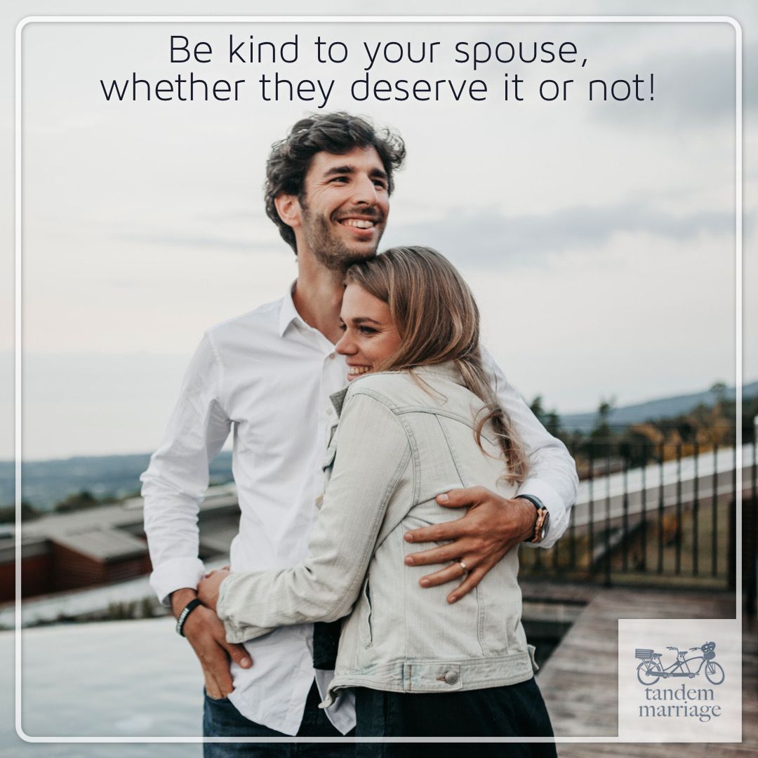 If your spouse treats you without kindness and you respond without kindness, how will genuine kindness ever exist in your home? 
Will you restart the exchange of kindness?
- 
TandemMarriage.com/forgiveness
- 
#MarriageGoals #TeamUs #TandemMarriage #HappyLife