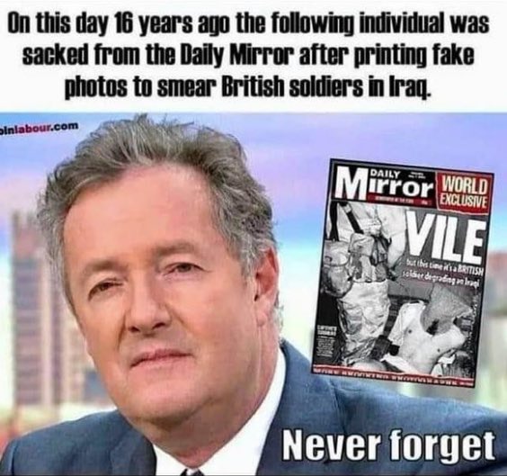 <a href="/piersmorgan/">Piers Morgan</a> How the hell do you know all that from a photo..?? But then again you do have form never letting the truth get in the way of a good story
