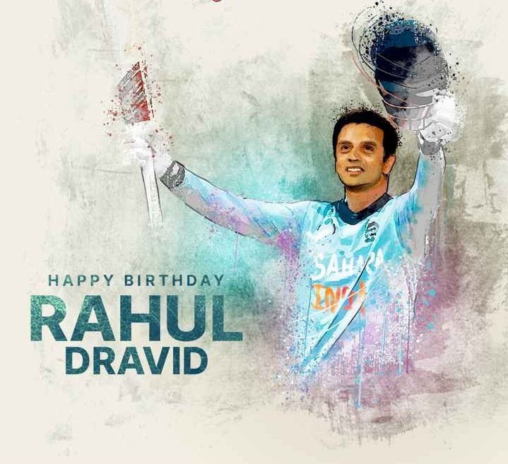 Wishing a very Happy Birthday to 'The Wall of Indian Cricket' Rahul Dravid... 💐
#HappyBirthdayDravid #म #मराठी 
#GOAT