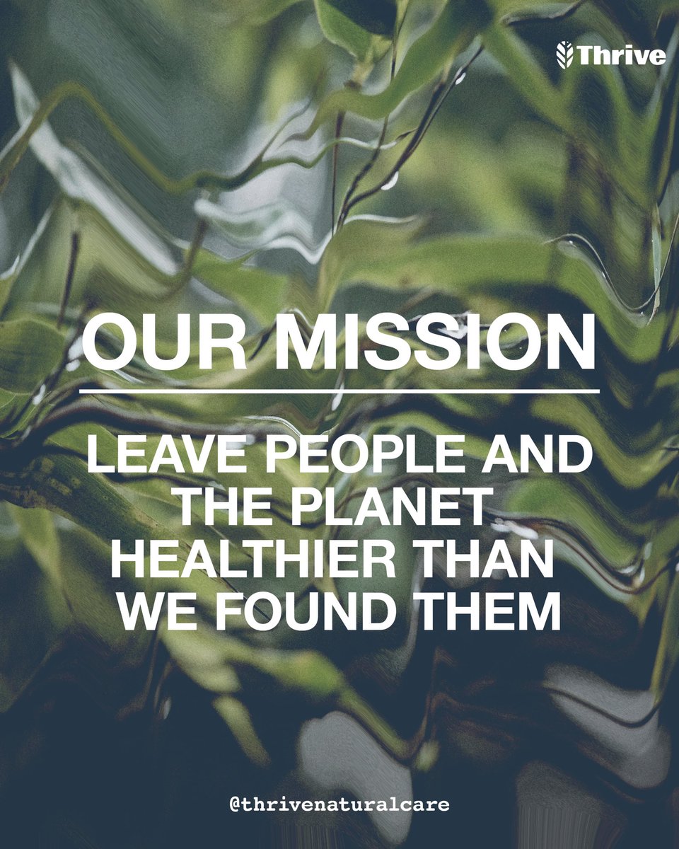 ThriveCare's tweet photo. Leave people and the planet healthier than we found them. #OurMission #MissionDriven #RegenerativeBiz https://t.co/AD9fzMneeA