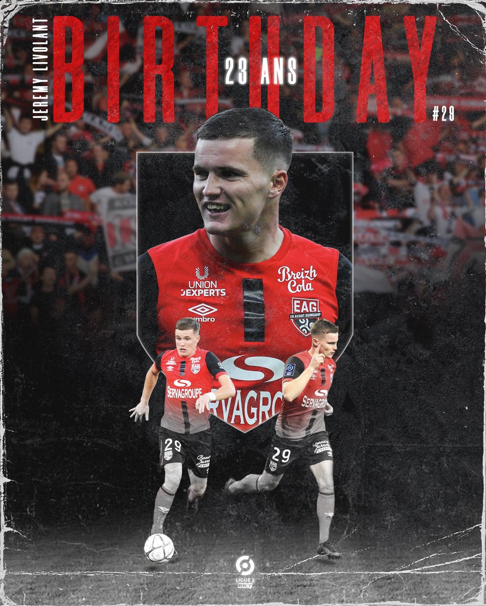 23 ans pour @Jeremy_Livolant ! 💥

Nouvelle réalisation en collaboration avec <a href="/thombeaugendre/">LaBeaug’</a> ! ✍️

<a href="/EAGuingamp/">En Avant Guingamp</a> <a href="/Team_EAG/">Team EAG</a>