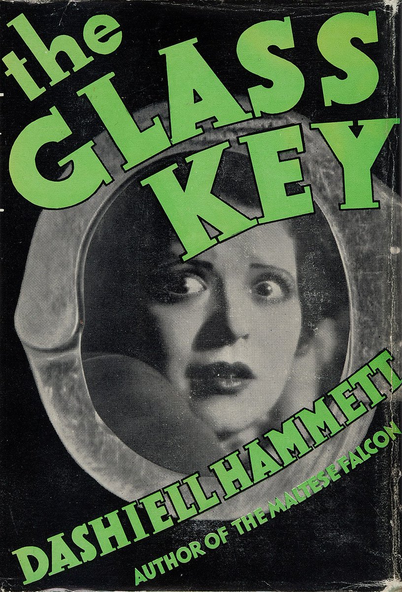 NoirAlleyAtNoon's tweet image. THE GLASS KEY is based on the novel by Dashiell Hammett. 
Here are the hardback and paperback covers for all the bookworms out there. 
#DarknessAtNoon #TheGlassKey #NoirAlley